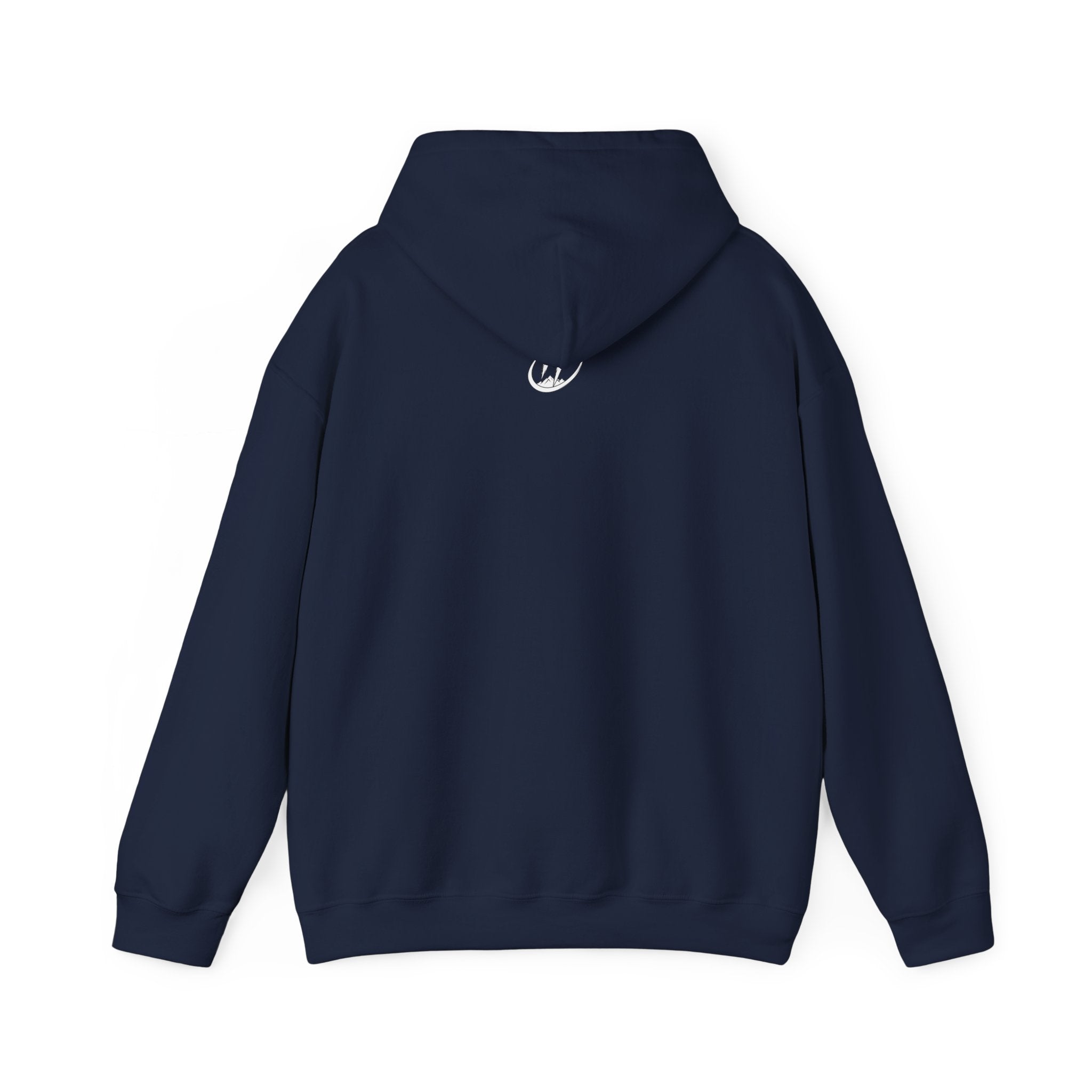 Floral Crescent Moon Hoodie — "Strong Mind, Gentle Heart" Comfort Sweatshirt